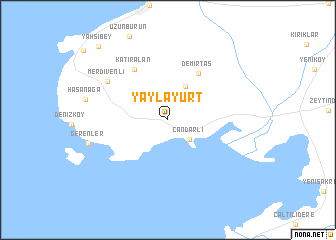 map of Yaylayurt