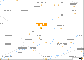 map of Yaylım