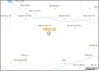 map of Yaylım