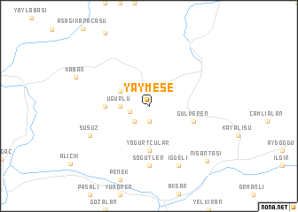 map of Yaymeşe