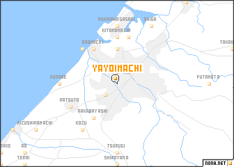 map of Yayoimachi