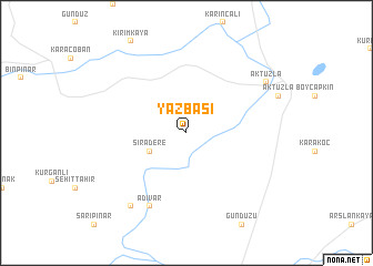 map of Yazbaşı