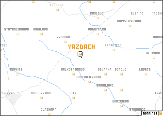 map of Yazdach