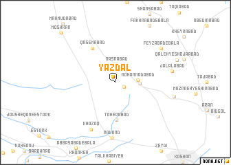 map of Yazdal