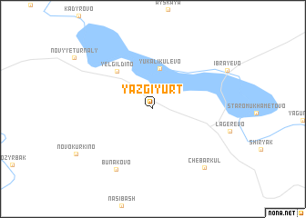 map of Yazgi-Yurt