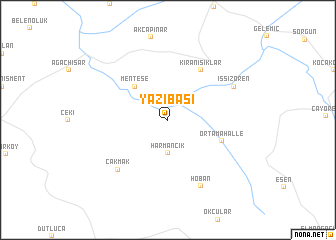 map of Yazıbaşı