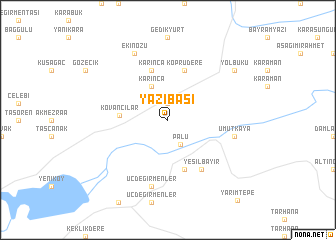 map of Yazıbaşı