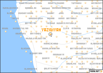 map of Yāzidīyah