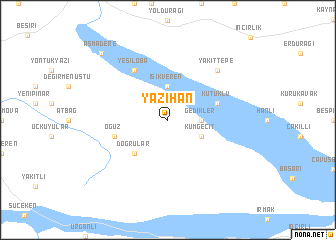 map of Yazıhan