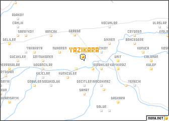 map of Yazıkara