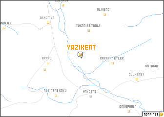 map of Yazıkent