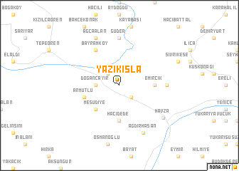 map of Yazıkışla