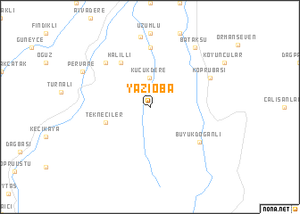 map of Yazıoba