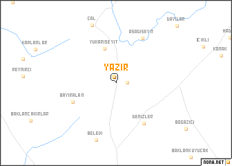 map of Yazır