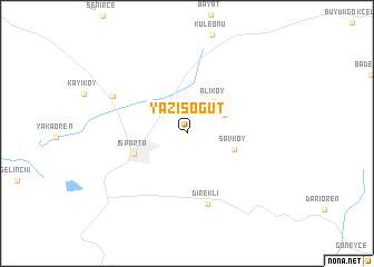 map of Yazısöğüt