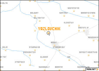 map of Yazlovchik