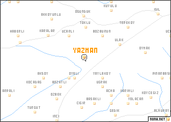 map of Yazman