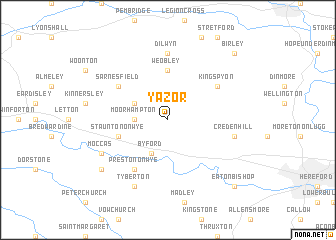 map of Yazor