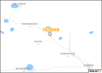 map of Yazovka