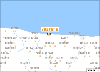 map of Yaztepe