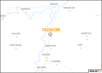 map of Yazuiyan