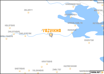 map of Yazvikha