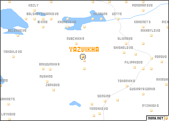 map of Yazvikha