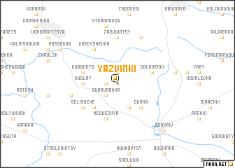 map of Yazvinki