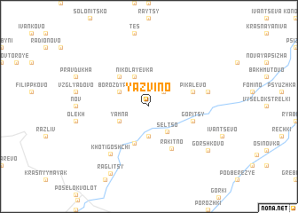 map of Yazvino