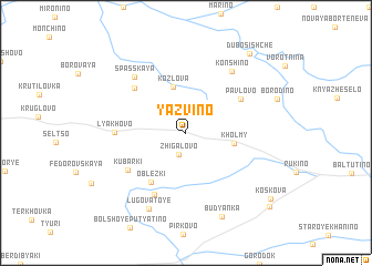 map of Yazvino