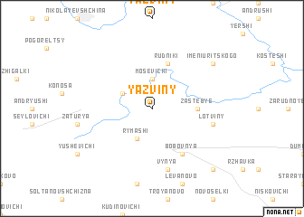 map of Yazviny