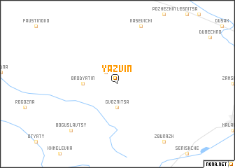 map of Yazvin