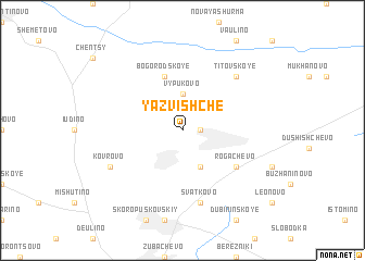 map of Yazvishche