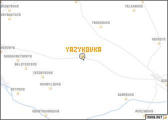 map of Yazykovka