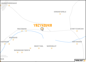 map of Yazykovka