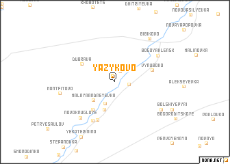 map of Yazykovo