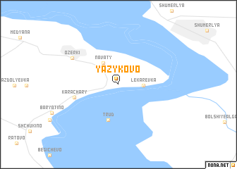 map of Yazykovo