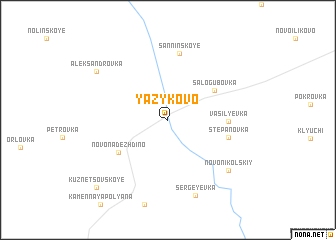 map of Yazykovo