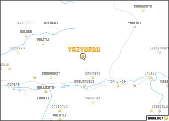 map of Yazyurdu