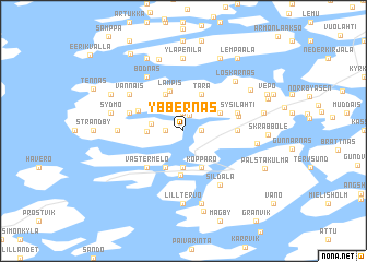map of Ybbernäs