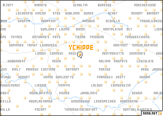 map of Ychippe