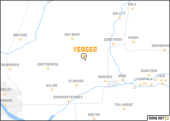 map of Yeager