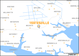 map of Yeatesville