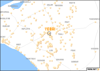 map of Yéba I