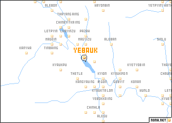 map of Yebauk