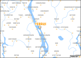 map of Yebauk