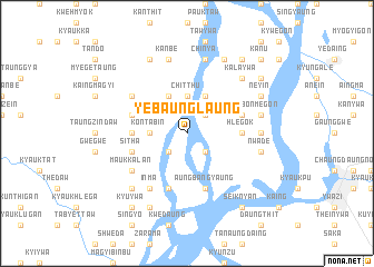 map of Yebaunglaung