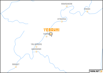 map of Yebawmi