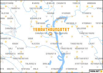 map of Yebawthaung Atet