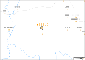 map of Yebelo